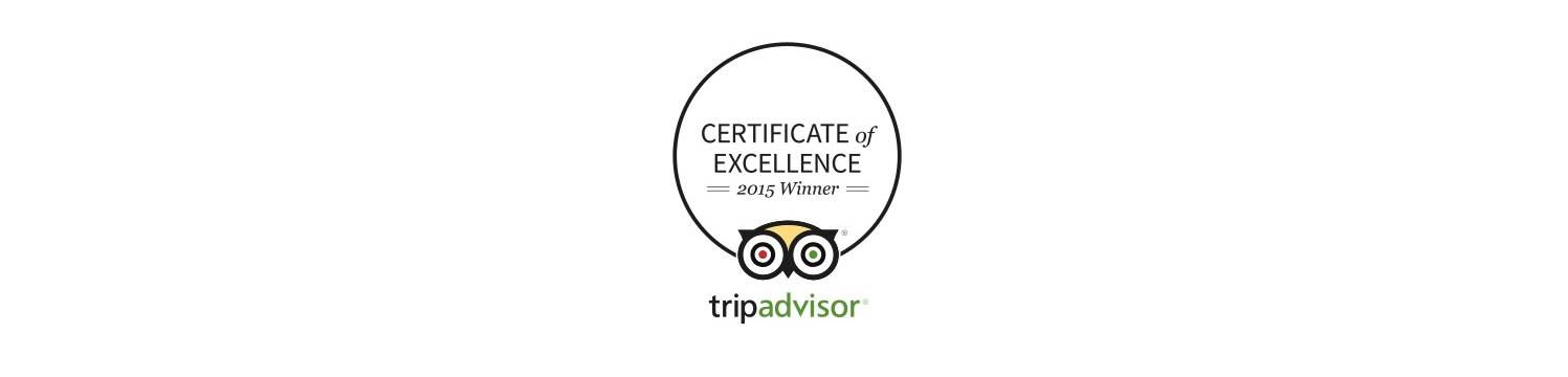 Dona Filipa 2015 TripAdvisor Certificate of Excellence