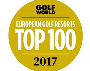 Golf Magazine Top 100 Resorts Logo 2017 Gold