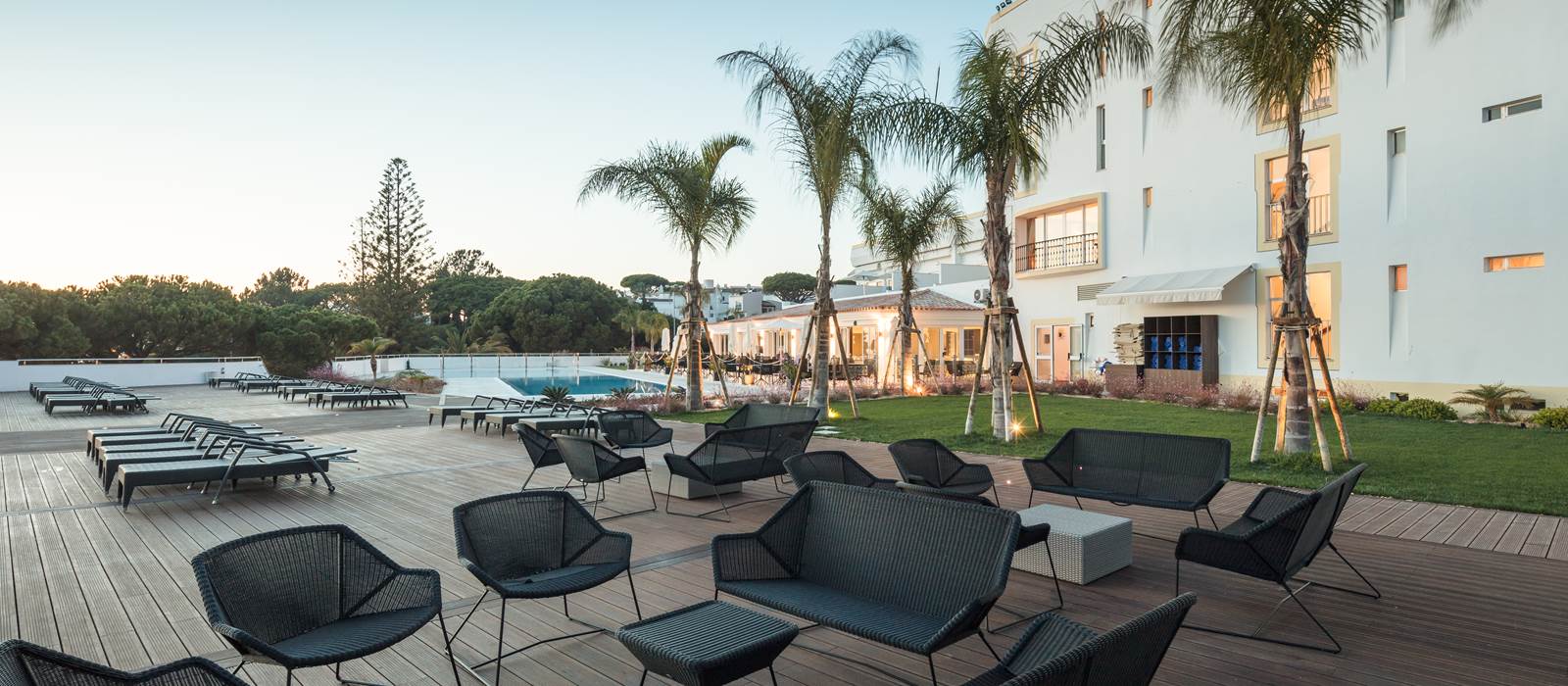 Poolside at Dona Filipa Hotel, Algarve