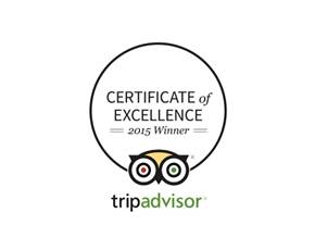 Dona Filipa 2015 TripAdvisor Certificate of Excellence