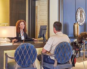 Reception at Dona Filipa Hotel, Algarve